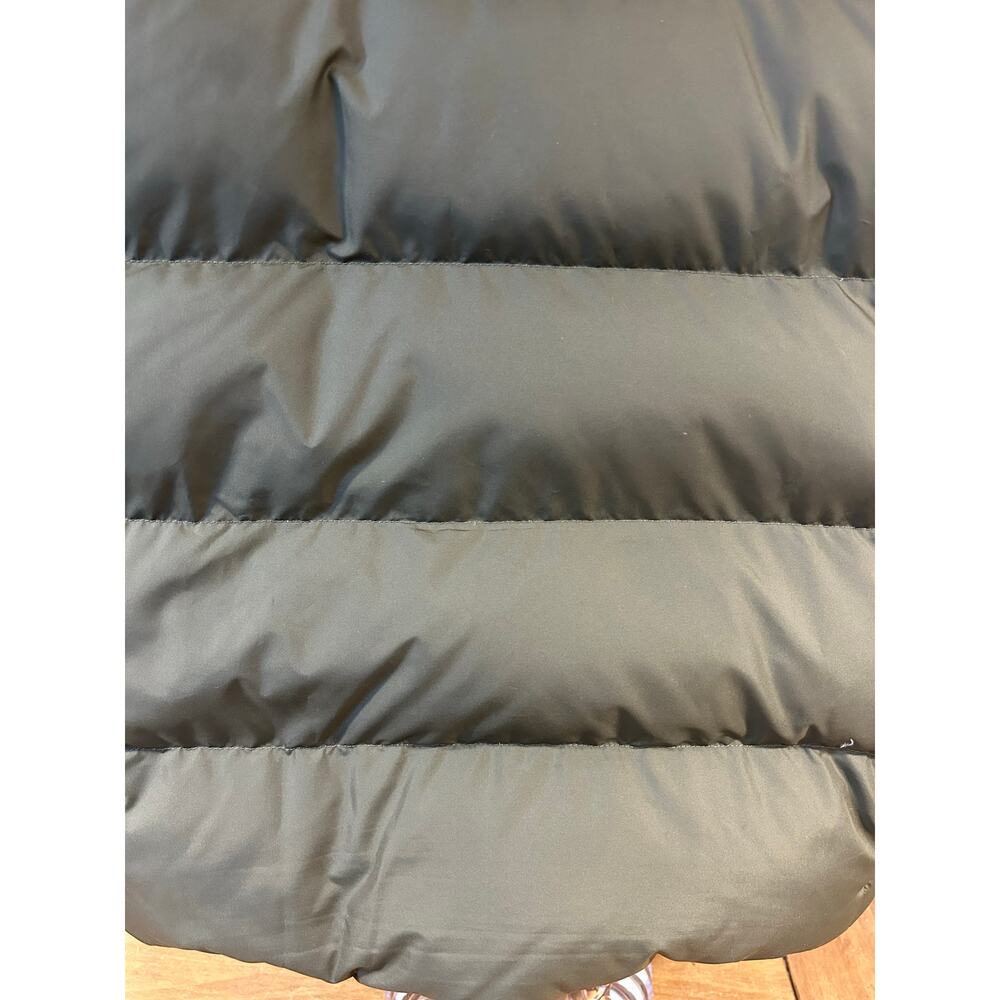 THE NORTH FACE XL Gotham Women's Khaki 550 Down Puffer Hooded Quilted Faux Fur - Picture 8 of 16